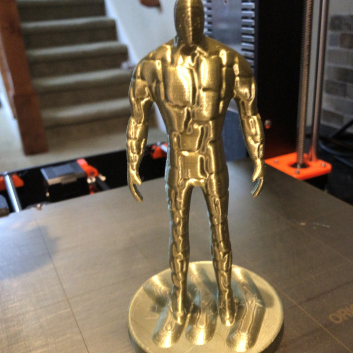 figurine carrés 3D print model - Mito3D