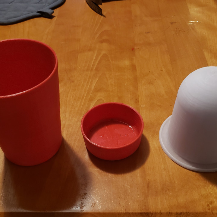 3D Printable Ice Shot Glass Mold by Matt Lothe