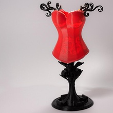 gioielli vintage stand autentici lampada led anello corsetto beautifulhome 3d print model - Mito3D