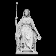 déesse Concordia représentée ressemblance impératrice maria louisa analyse sculpture plâtre napoléon tissu copie Liège néoclassique Irlande Olympie artec openglam eva empress canoca parme 3d print model - Mito3D