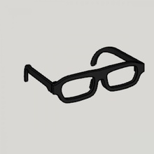 frame reinforced glasses 3d print model - Mito3D