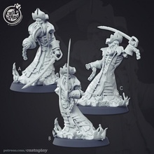 ghost pirate tabletop play rpg undead patreon pirates dnd cast cursed castnplay crew ghostly 3d print model - Mito3D