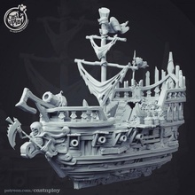 undead pirate ship tabletop boat pirate rpg ship undead captain hull patreon dnd cast pathfinder cursed flags seas castnplay skelleton crew