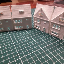 background house n-scale 3d print model - Mito3D