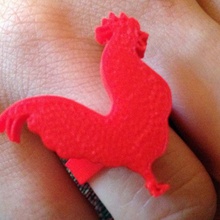 anillo pene joyería animales zheng3 polla 3d print model - Mito3D