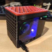 raspberry pi 4 ice tower case 3d print model - Mito3D