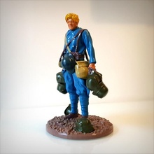 casque chasseur table armée soldat jouet ancien français ww1 3d print model - Mito3D