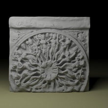 raas mandala 10th século bola 3d Índia pedra monumento fotogrametria gujarat Kutchmuseum Raasmandal 3d print model - Mito3D