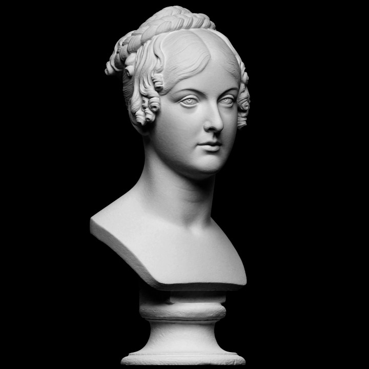 Jane craufurd Scan Büste weiblich Porträt Frau Marmor Thorvaldsen artec bertel thorvaldsen cc0 Openglam eva jane 3d scanning thorvaldsen2020 3D print model - Mito3D