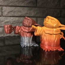 baby yoda coffee cup toys & games inspyre3d 3d print model - Mito3D
