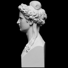 karoline von république analyse buste femelle portrait femme marbre herm Thorvaldsen artec bertel thorvaldsen cc0 openglam eva 3d scanning thorvaldsen2020 karolinevonrehfues 3d print model - Mito3D