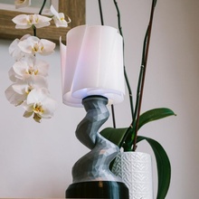 low poly Twist Stimmung Lampe Arduino Elektronik Haus LED Lichter stilvoll Vase Lowpoly 3d print model - Mito3D