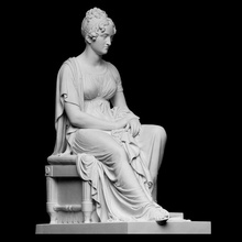 jelizaveta alexejevna osterman tolstaja scansione femmina Roma scultura donna marmo 3dprinting full figure thorvaldsen artec bertel eremo cc0 openglam eva thorvaldsen2020 3d print model - Mito3D