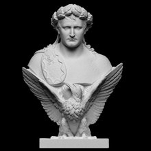 napoleon bonaparte scan bust eagle man portrait shield deity 3dprinting plaster olympus power wreath bertel-thorvaldsen openglam artec-eva thorvaldsen2020 3d print model - Mito3D