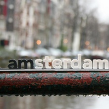 amsterdam & garden letters logo holland netherlands 3d print model - Mito3D