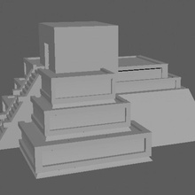 pir mide tecolote mexica piramide 3d print model - Mito3D
