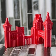 kale mimari bina model Kraliyet kule minyatür krallık karmaşık monarşi 3d print model - Mito3D