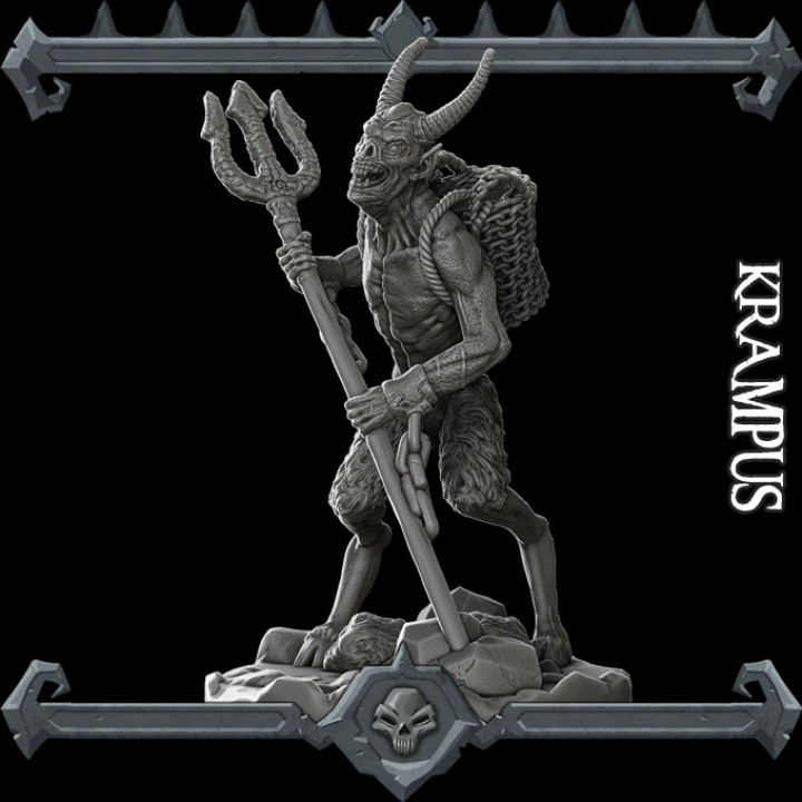 Krampus masaüstü 3D print model - Mito3D