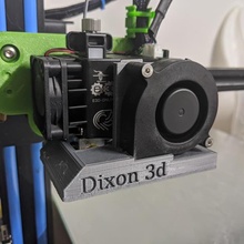 Hemera 5015 hayran binmek e3d Dixon 3d print model - Mito3D