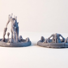 enchaîné l'eau esprit 3d imprimable personnage 2 pose impression chaîne dragons donjons femelle figure mini sexy femme miniature table convoquer dnd 3d print model - Mito3D