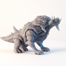 ammit - 3d printable character print ancient dragons dungeons egypt egyptian god lion mini monster sculpture miniature deity crocodile hippo enemy tabletop dnd pathfinder 3d print model - Mito3D