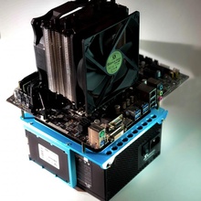 Mini itx öffnen Rahmen ssd Unterstützung bauen 3d Drucker PC Gehäuse miniitx Openframe 3d print model - Mito3D