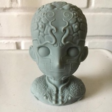 avatar doll face resin 3d print model - Mito3D