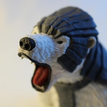 iorek byrnison giocattoli Giochi animale orso fallimento fan art multicolore multimateriale polare i suoi materiali scuri 3d print model - Mito3D