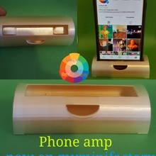 telefon amfi gökada samsung note5 phone amp galaxynote5 3d print model - Mito3D