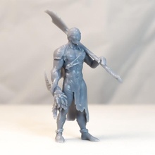 silent abomination - dnd monster- 2 poses store axe creature dragons dungeons mini monster soldier weapon character miniature enemy encounter pathfinder 3d print model - Mito3D
