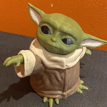 Baby Yoda Mehrfarbig Remix Jedi Star Krieg Sterne Kind Kriege Mandalorianer 3d print model - Mito3D