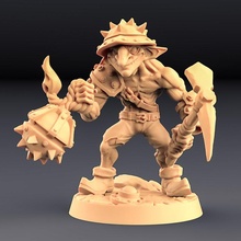 kıvılcım cin masaüstü mini minyatürler canavar minyatür minis savaş oyunu Patreon karşılaşma dnd ag yol bulucu goblinler esnaf lonca 3d print model - Mito3D