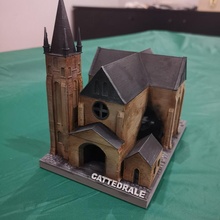 Cattedrale monumento miniatura giochi tavolo 3d print model - Mito3D
