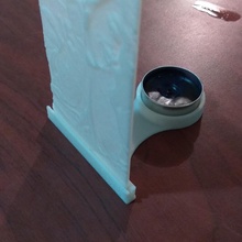 tealight lithophane stand size holder art gift photo 3dprinted 3d print model - Mito3D