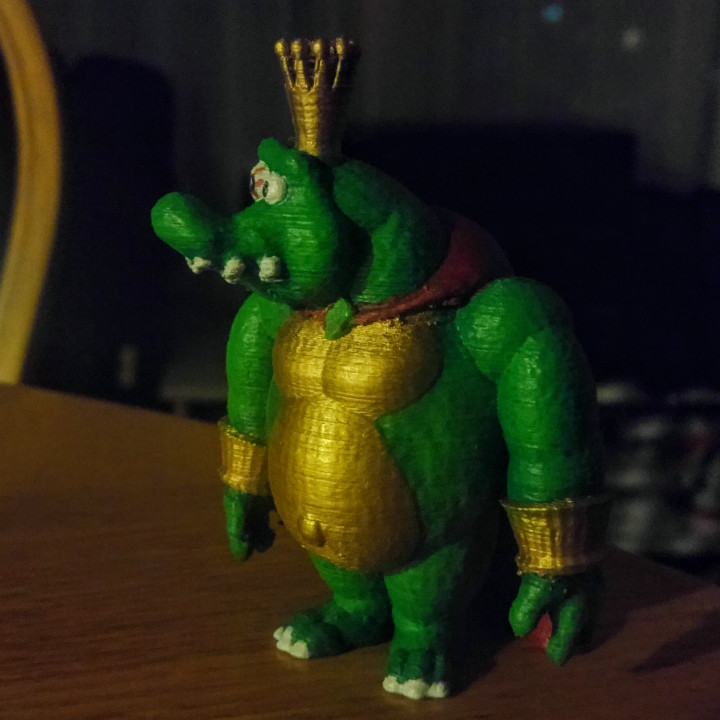 road 2020 king rool nintendo donkey kong roadto2020 hnv krool 3D print model - Mito3D