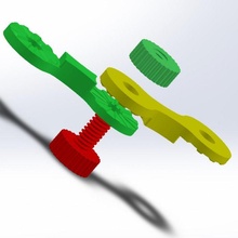 polivalente conectores flexível articular soporte articulado 3d print model - Mito3D