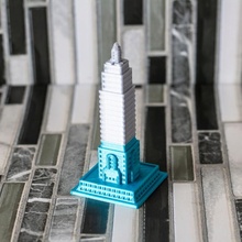 arranha céu arquitetura construção industrial minimalista torre trabalhos miniatura urbano minimalismo 3d print model - Mito3D