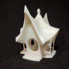 kuş ev besleyici Sanat yuvası Bahçe tapınak şakak mabet Kuş Ignadeco 3d print model - Mito3D