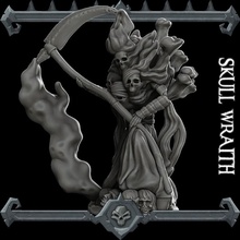skull wraith tabletop 3d print model - Mito3D