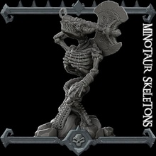 Minotauro scheletri tavolo 3d print model - Mito3D