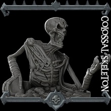 colossal skeleton tabletop 3d print model - Mito3D
