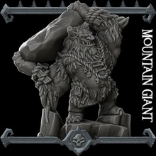deluxe mountain giant tabletop 3d print model - Mito3D