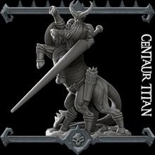 lüks centaur titan masaüstü 3d print model - Mito3D