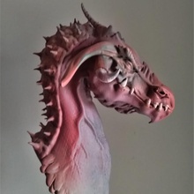 Dragão tampo mesa 3d print model - Mito3D