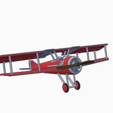 prince's biplane tinkercad 3d print model - Mito3D