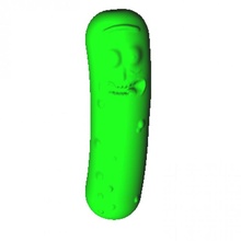 pickle rick 3d print model green scifi rickandmorty morty picklerick 3d print model - Mito3D