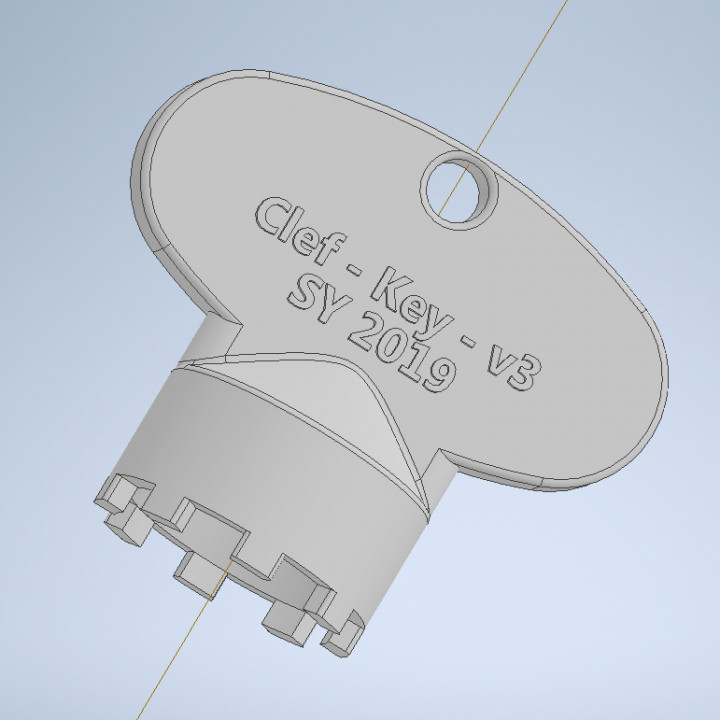 rubinetto aeratore chiave cl ratore mousseur 3D print model - Mito3D