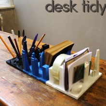 london desk tidy - support free scan buildings house office skyline supportfree desktidy skyscreaper 3d print model - Mito3D
