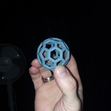 troncato icosaedro matematica ingegneria geometria 3d print model - Mito3D