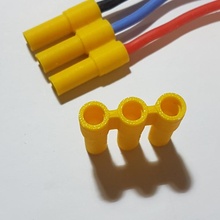 hxt conector 4mm escobillas htx 3d print model - Mito3D